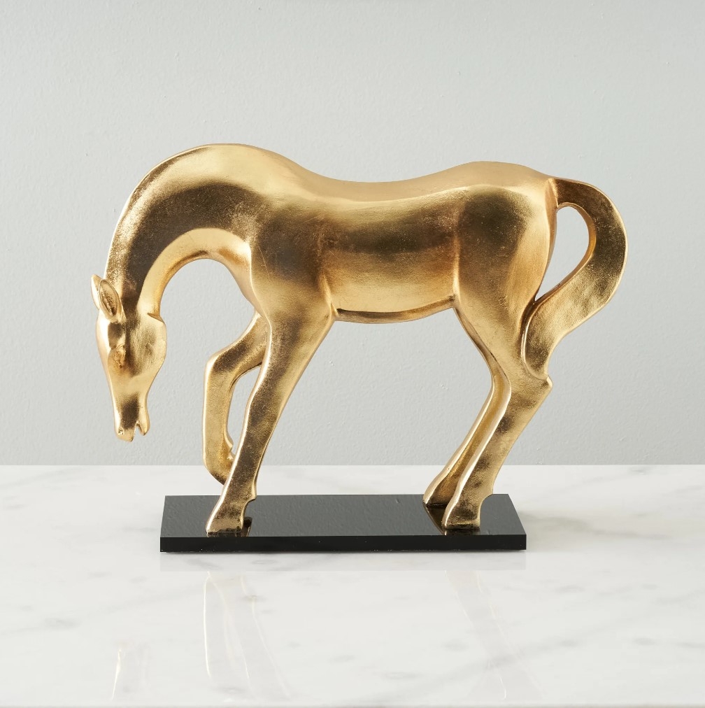 Golden Horse Decorative