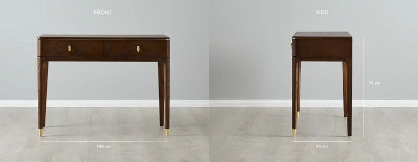 Beckham Brown Wooden Console Table | Koala Living