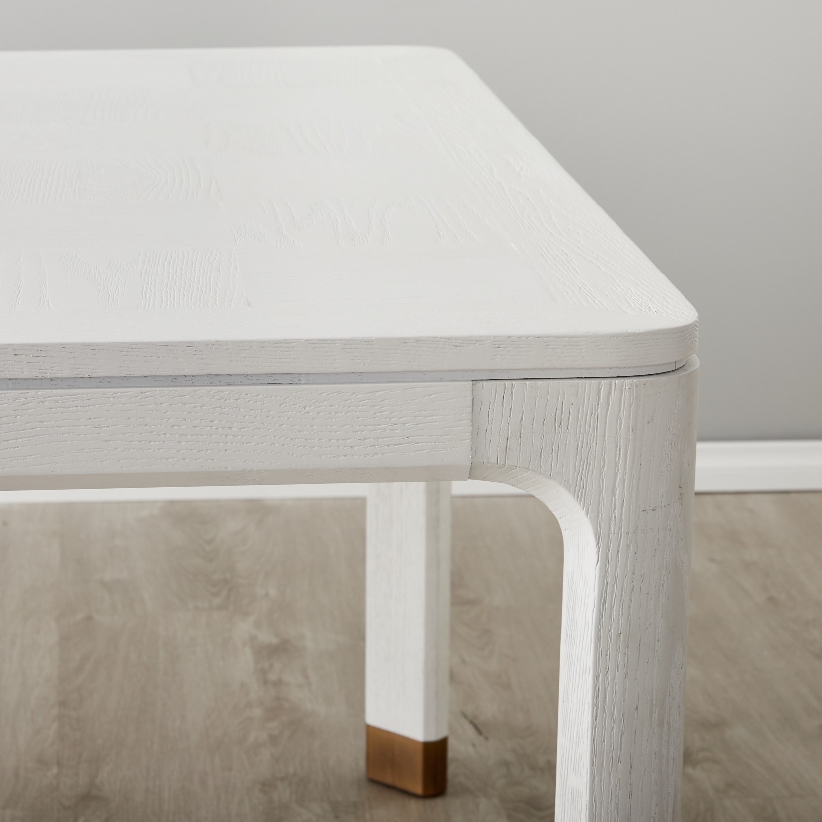 Greta White Wooden Dining Table