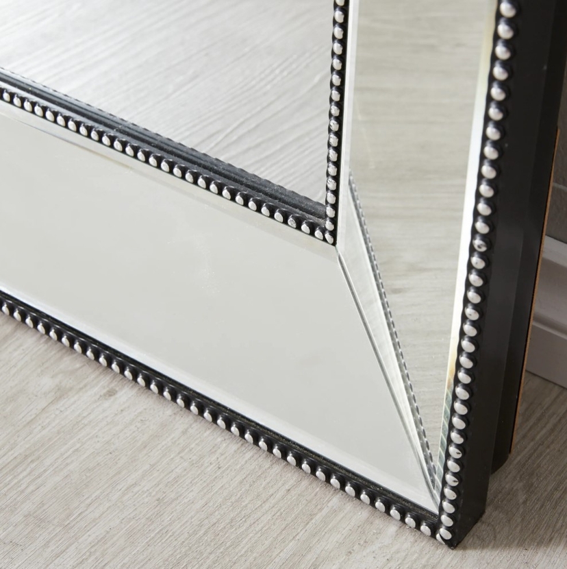 Ezra Studded Rectangle Mirror Koala Living