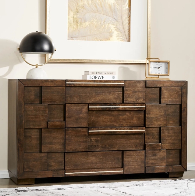 Montana Deep Brown Wooden Dresser