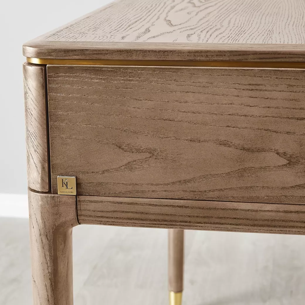 Beckham Medium Brown Wooden Console Table | Koala Living