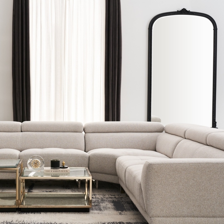 Valiant II Fleck Woven Fabric Corner Lounge