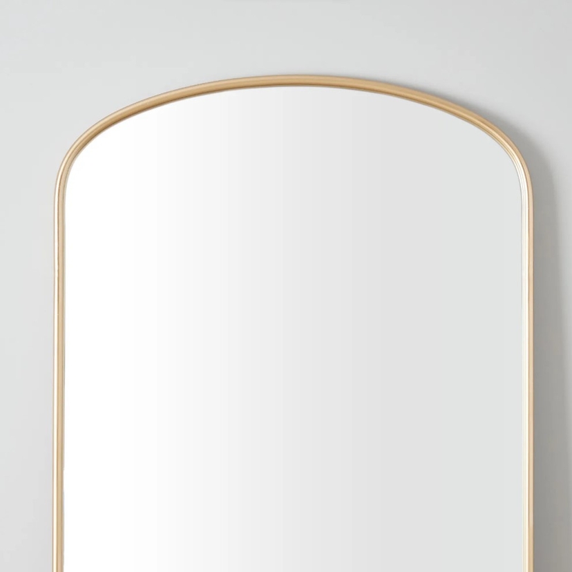 Olsen Gold Arched Floor Mirror