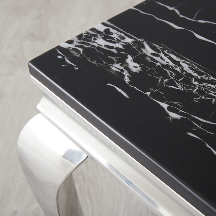 Marble Black Coffee Table Koala Living