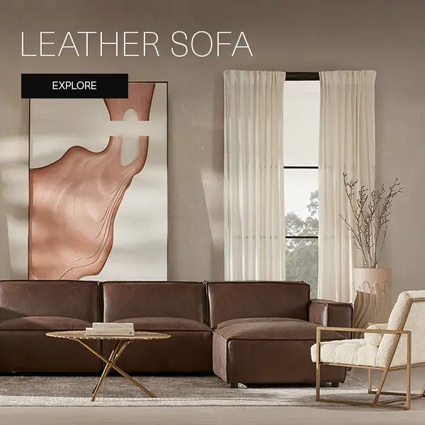 Leather Sofa 