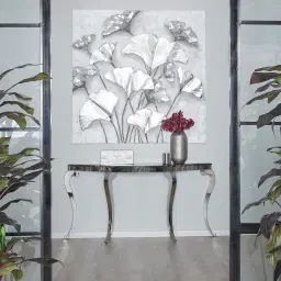 Marble Black Console Table