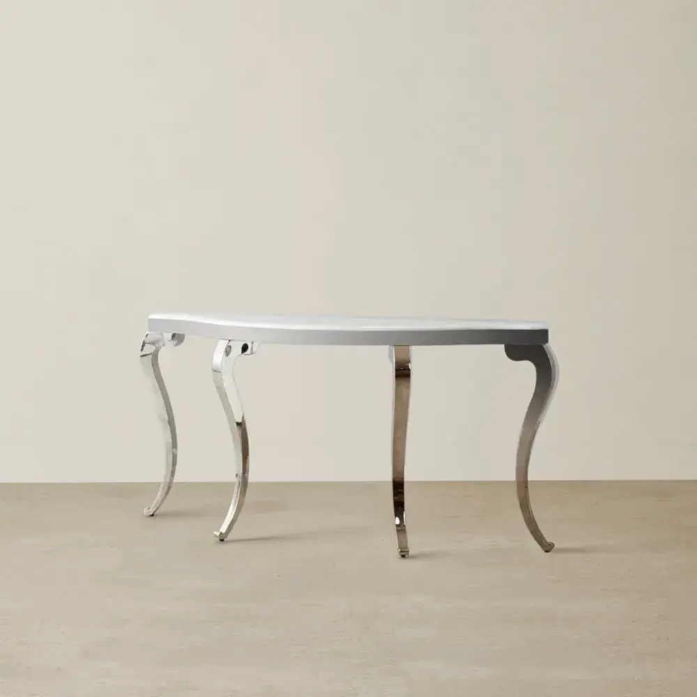 Marble Natural White Console Table