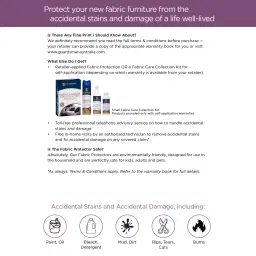 Guardsman Fabric Product Warranty 5-8 Seater