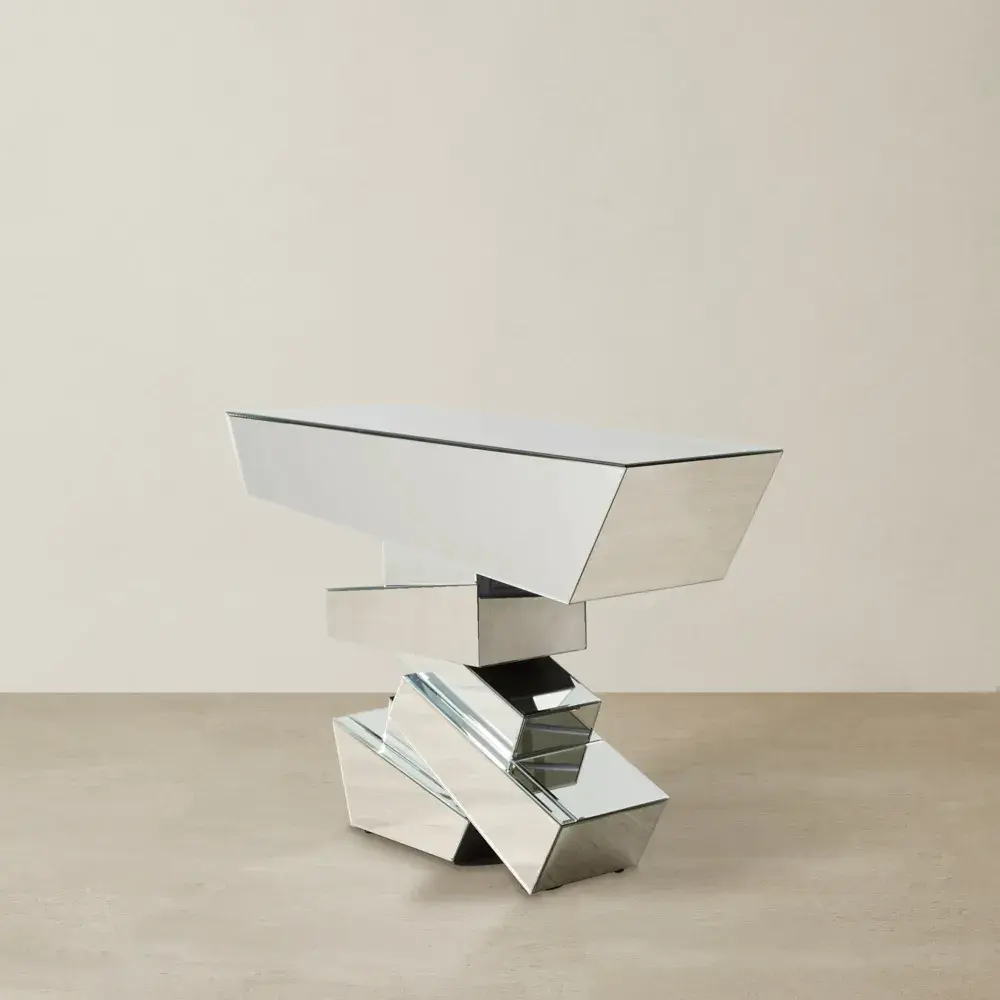 Cascade Mirror Console Table