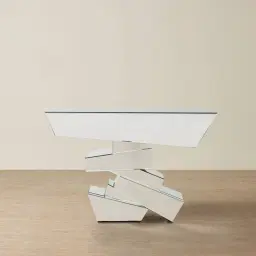 Cascade Mirror Console Table