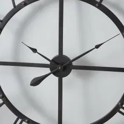 Open Cut Iron Clock