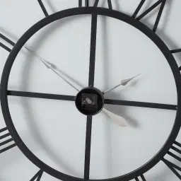 Open Cut Iron Clock