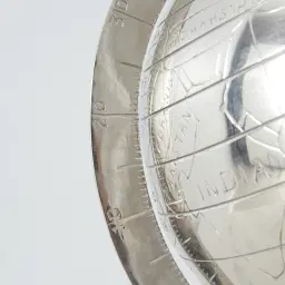 Marine Silver Globe Decorative