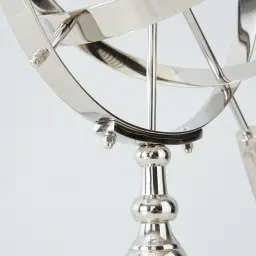 Armillary Silver Sphere Decorative
