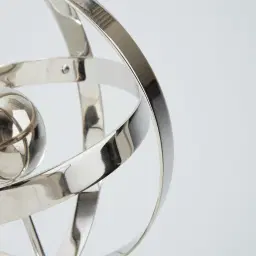 Armillary Silver Sphere Decorative