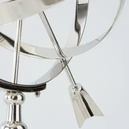 Armillary Silver Sphere Decorative