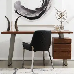 Tusk Natural Nickel Bookends 