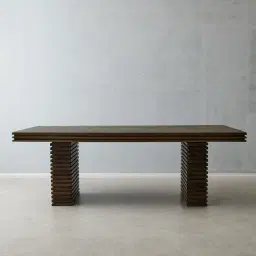 Rafiki Burnt Brown Mango Wood Dining Table 