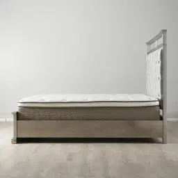 Solitude Antique Silver King Bed