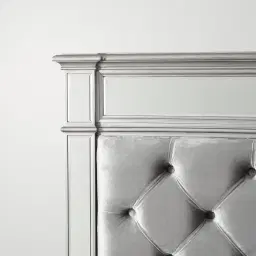 Solitude Antique Silver Queen Bed