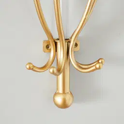 Deco Gold Metal Coat Hook