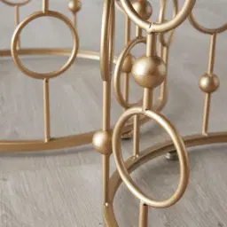 Mystic Antique Gold Mirror Side Tables 