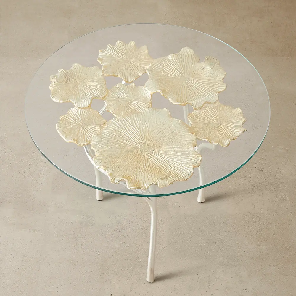 Rama Gold leaf Side table