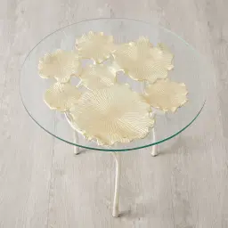 Rama Gold leaf Side table