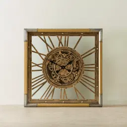 Gustav Antique Brass Finish Wall Clock