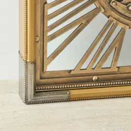 Gustav Antique Brass Finish Wall Clock