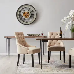 Sigmund Black Round Clock 