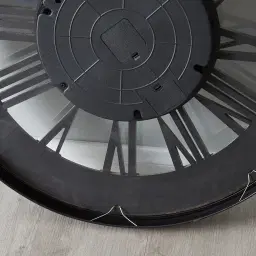 Sigmund Black Round Clock 