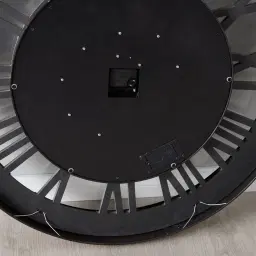 Franz Antique Brass Finish Round Clock 