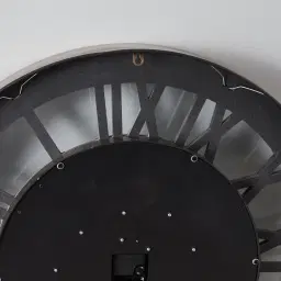 Franz Antique Brass Finish Round Clock 