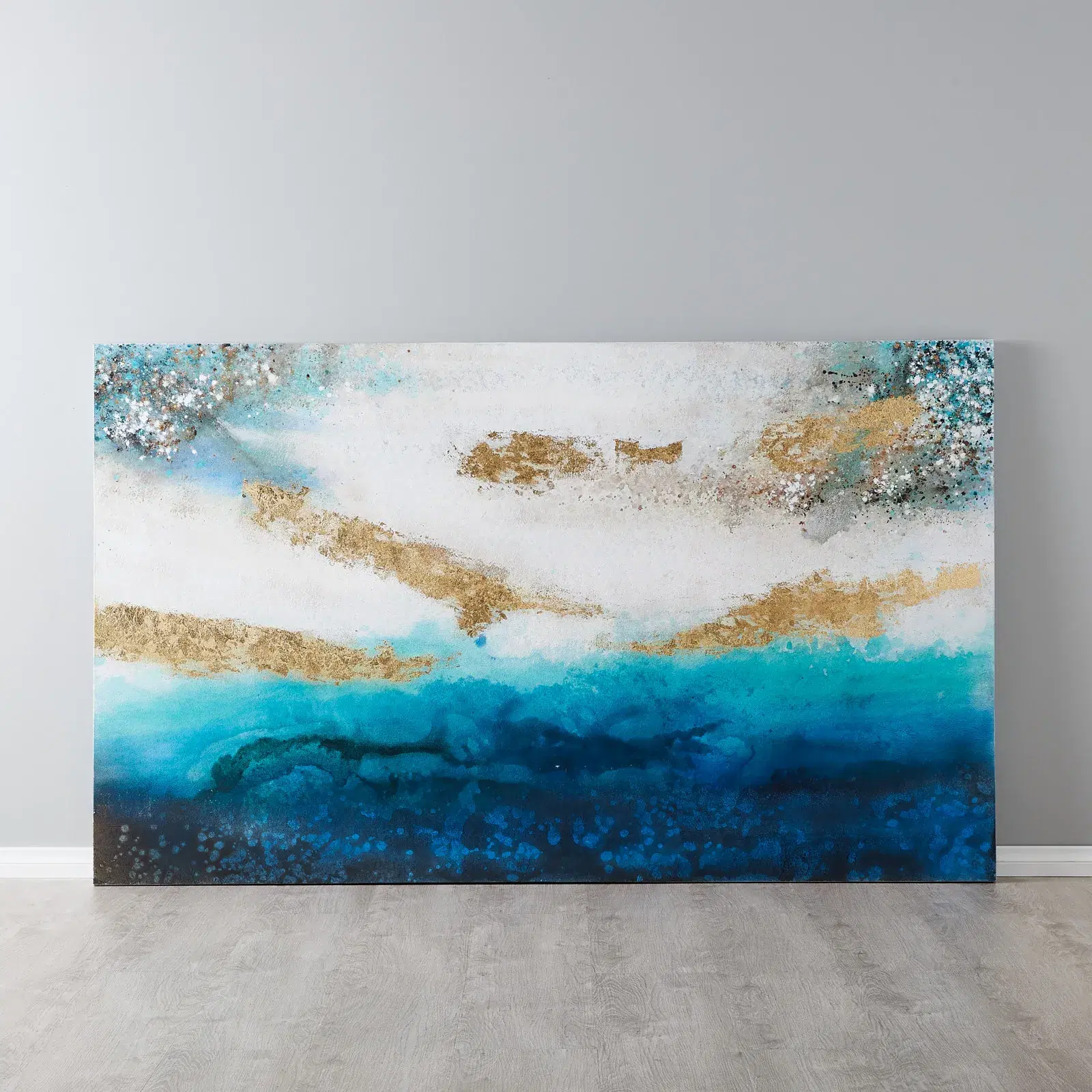 Deco Peacock Blue Velvet Armchair