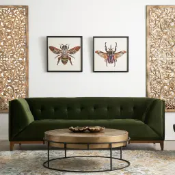 Bumble Bee Framed Paper Collage