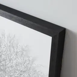 Silver Sea Fan Shadow Box Frame