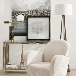 Silver Sea Fan Shadow Box Frame