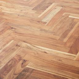 Chevron Dining Table- Acacia wood