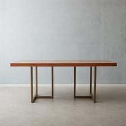 Chevron Dining Table- Acacia wood