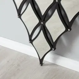 Soho Black Diamond Shape Mirror