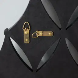 Soho Black Diamond Shape Mirror