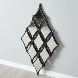 Soho Black Diamond Shape Mirror