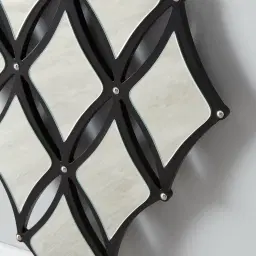 Soho Black Diamond Shape Mirror