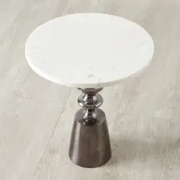 Tatum Marble Side Table 