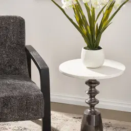 Tatum Marble Side Table 