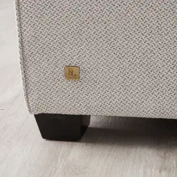 Laurie Ash Grey Fabric 3-Seater Sofa