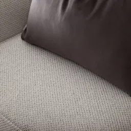 Laurie Ash Grey Fabric Single Seat Sofa