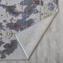 Distressed border floor rug - Medium 200cm x 300cm